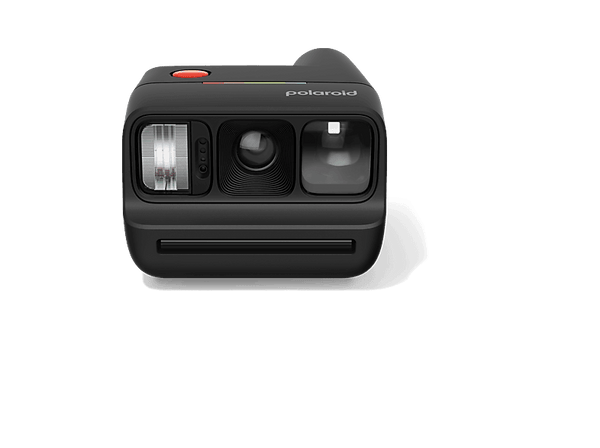 Cámara instantánea - Polaroid Go Gen 3, Espejo para Selfies, Autodisparador, Doble Exposición, Flash, Compatible con la película Polaroid Go, Negro