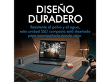 Disco duro SSD externo - Lacie Rugged Mini, 4TB, USB-C, 2.5, Naranja