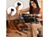 Aspirador escoba - Cecotec RX70 AquaPet Flex, 780 W, 100 min Autonomía, Cepillo HairLess XL, Sin bolsa, Negro/Dorado