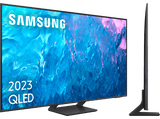 TV QLED 85 - Samsung TQ85Q70CATXXC, UHD 4K,  Smart TV, Motion Xcelerator Turbo+, Quantum HDR, Diseño Airslim, DVB-T2 (H.265), Titan Gray