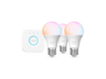 Kit de iluminación inteligente - Philips Essencial Kit 3x E27 + Bridge, LED, Blanco
