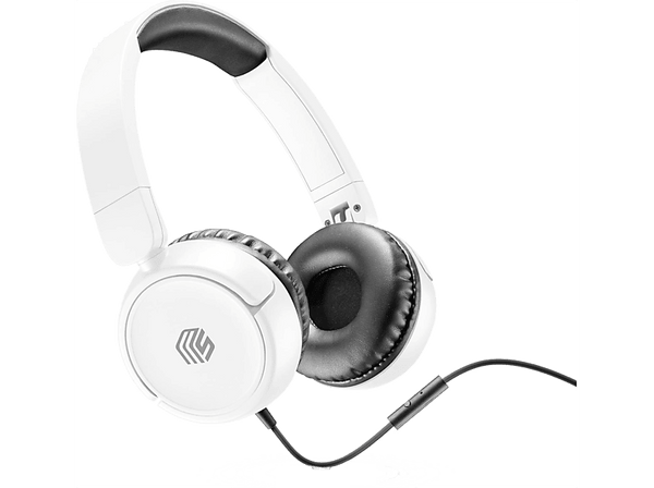 Auriculares - Music Sound MUSICSOUNDUSBCW, Circumaurales, Alámbrico, Blanco