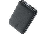 Powerbank - CellularLine GLAM, 10000 mAh, 20W, USB A + Tipo C, Negro