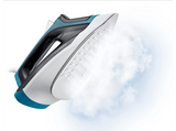 Plancha de vapor - Rowenta DX1550D1 Effective, 0.25 l, 110 g/min, 2200 W, Sistema antical, Azul