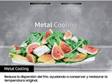 Frigorífico combi - Samsung BESPOKE Smart RB38C7B6AB1/EF, No Frost, 203cm, 387l, Twin Cooling Plus™, Metal Cooling, WiFi, Grafito