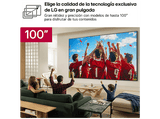 TV QNED Mini LED 100 - LG 100QNED87B6, UHD 4K, Procesador Inteligente α8 AI Processor 4K Gen3, Smart TV, DVB-T2 (H.265), Negro