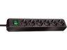 Regleta - Brennenstuhl 149908, Eco, 6AC, Interruptor, Negro