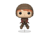 Figura Funko Pop! - Harry Potter: Ron Weasley en Escoba, Vinilo, 10 cm