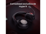 Auriculares gaming - HyperX Cloud Alpha 2, Diadema, Inalámbricos, 250 h, PC/Consolas, Micrófono, Sonido Hi-Fi, Negro