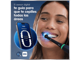 Cepillo eléctrico -  Oral-B iO 6s, Pack doble,  5 modos, Seguimiento con app, Pantalla interactiva, Sensor de presión, Estuche de viaje, Negro y rosa