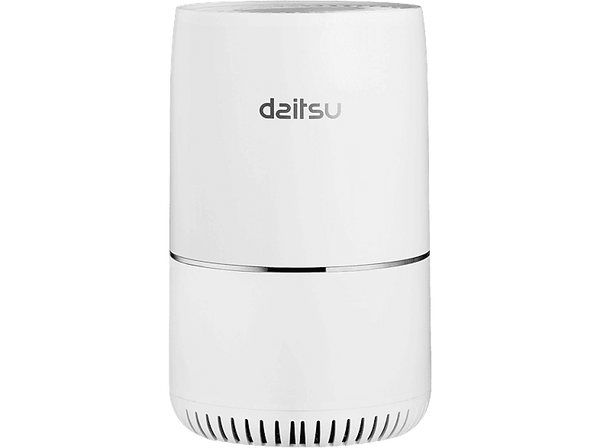 Purificador de aire - Daitsu Holly Cadr-65, Filtros HEPA H13/ HPAC, Hasta 7.5 m², 3 velocidades, Blanco mate