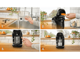 Cafetera de cápsulas - Bosch Tassimo Style TAS112EC, 3.3 bar, 0.7 l, 1.400 W, Intellibrew, Tamaño Compacto, Pack de Café de Regalo, Negro