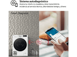 Lavadora carga frontal - LG F2WR5S09A0W,  Serie fondo especial 500, 9 kg, 1200 rpm, 12 programas, AI Direct Drive™, Steam™, Blanco
