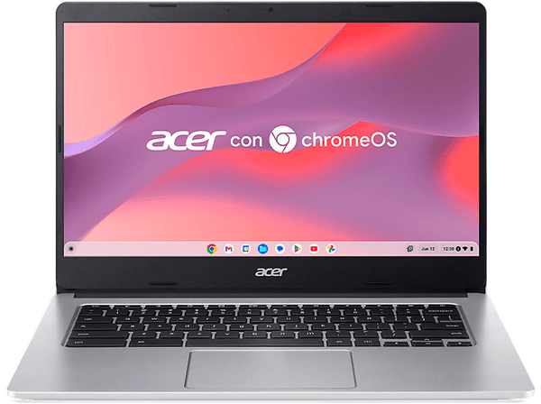 Portátil - Acer Acer Chromebook 314 CB314-2H-K5J3, 14" Full-HD, Mediatek MTK MT8183, 8GB RAM, 128GB eMMC, Mali-G72, Google Chrome OS