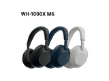 Auriculares inalámbricos - Sony WH-1000XM6, Cancelación ruido, 30h Autonomía, Hi-Res, Carga Rápida, Cómodo, Plegable, iOS/Android, Plata