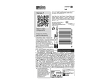 Recambio para afeitadora - Braun 74S, Compatible con afeitadoras Series 7, Plata