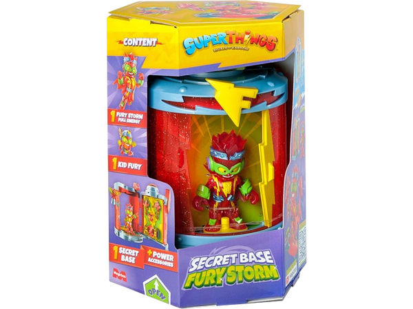 Figura - Magicbox Superthings Secret Base Fury Storm, 14 cm, Plástico, Multicolor