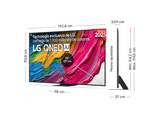 TV QNED 86 - LG 86QNED81A6A, UHD 4K, Procesador Inteligente α7 AI Processor 4K Gen8, Smart TV, DVB-T2 (H.265), Negro