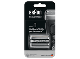 Recambio para afeitadora -  Braun 83M, Compatible con afeitadoras Series 8, Plata