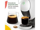 Cafetera de cápsulas - Krups Nescafé® Dolce Gusto® Neo, 3 packs de cápsulas compostables, SmartBrew, Reconocimiento automatico de bebidas, Blanco