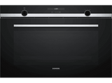 Horno - Siemens VB578D0S0, IQ500, Multifunción, Pirolítico, 112 l, Cavidad Extra Grande, Rail varioClip, 60cm, Negro