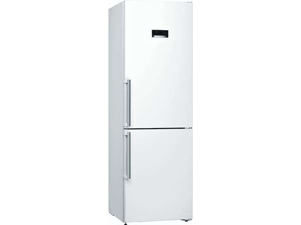 Frigorífico combi - Bosch KGN36XWDP, 324 l, No Frost, 186 cm, Pantalla LED, Blanco