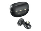 Auriculares True Wireless - PEAQ PTW 4000 RW, 30 h de autonomía, Negro