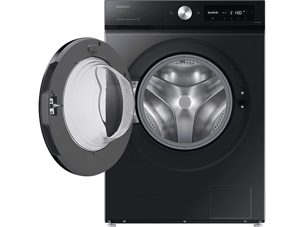 Lavadora carga frontal - Samsung WW90DB7U94GBU3, 9 kg, 1400 rpm, AI EcoBubble™, Función WiFi con SmartThings™, Negro