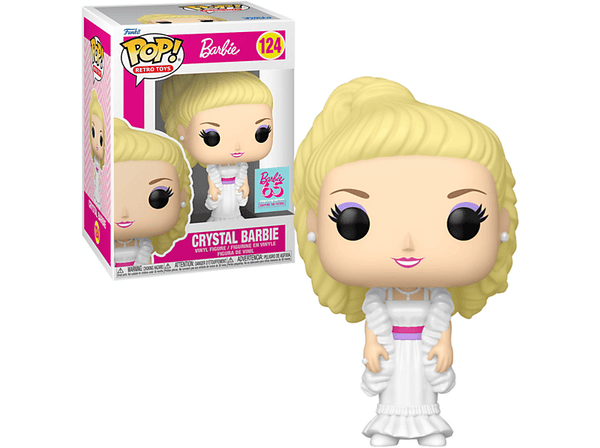 Figura Funko Pop! - Barbie - Crystal Barbie, 9 cm, Vinilo