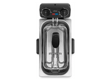 Freidora - Ufesa Crusty Fry 3000, 2000W, 3L, Termostato ajustable de 130 a 190°C, Temporizador de hasta 60min,  Inox/Negro