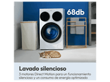 Lavadora carga frontal - Candy Multiwash MQD 410CBL9-37, 10+1+1 kg, 1400 rpm, 20 programas, Triple Tambor, Motor Direct Motion, Wi-Fi, Blanco