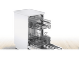 Lavavajillas - Bosch SPS2HKW55E, 10 servicios, 6 programas, 45 cm, Home connect, Smart start, Extra secado, Blanco