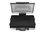 Grill - Ninja GX101EU, 1800 W, Placas: 50 x 50 cm, Detección Digital Inteligente de Temperatura, Rango de temperatura 60ºC a 260°C, Plata/Negro