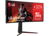 Monitor gaming - LG 34GN850-B, 34, QHD, 1 ms, 144 Hz, HDMI x2, DisplayPort x1, Negro