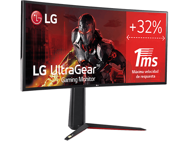 Monitor gaming - LG 34GN850-B, 34", QHD, 1 ms, 144 Hz, HDMI x2, DisplayPort x1, Negro