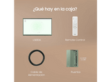 TV QLED 43 - Samsung The Serif TQ43LS01DBUXXC, UHD 4K, Quantum Processor 4K, Smart TV, DVB-T2 (H.265), Verde