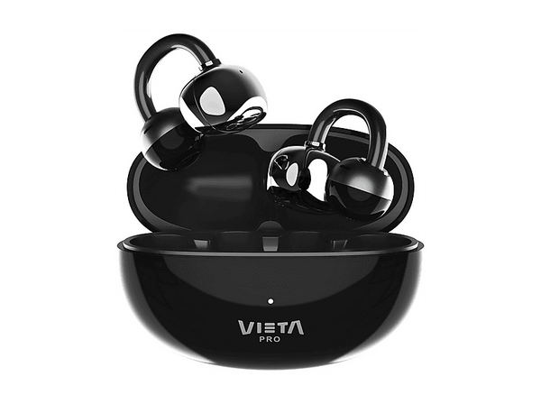 Auriculares True Wireless - Vieta Clip, 24h, IPX4, Bluetooth 6.0, Negro