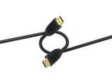 Cable HDMI - ISY IHD-9010-IT, 3m, HDMI a HDMI, Hasta 18 Gbps, HDMI Premium High Speed with Ethernet, Resolución 3840x2160, Negro