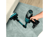 Aspirador escoba - Cecotec RX50 Pet Flex, 750 W, 60 min Autonomía, Cepillo HairLess XL, 160 m², Negro/Azul