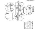 Horno - Electrolux EOH3H54X, Multifunción, Limpieza por agua, 72 l, Display LED, 60 cm, Inox