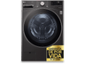 Lavadora carga frontal - LG F0P3CYV2E, 20 kg, 1000 rpm, 14 programas, AI Direct Drive™, TurboWash™360˚, Acero negro