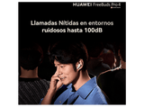 Auriculares True Wireless - Huawei FreeBuds Pro 4, 33h Autonomía, Cancelación de Ruido, Doble Conexión, Negro