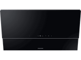 Campana decorativa - Samsung NK36C9804WB/UR, 5 velocidades, 560 m³/h, 90 cm, Cristal Negro