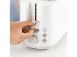 Tostadora - Taurus Toastissimo, 1400 W, 2 ranuras extra largas de 280x32 mm, Descongelar, Recalentar y Cancelar, Sistema de autocentrado, Blanco