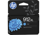 Cartucho de tinta - HP Original 912XL, 3YL81AE, Instant Ink, Cian