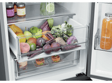 Frigorífico combi - Haier HTR3620DNMG, No Frost, 205 cm, 414L, Inverter, Cajón Fresh 0° Zona, Luz LED, Inox
