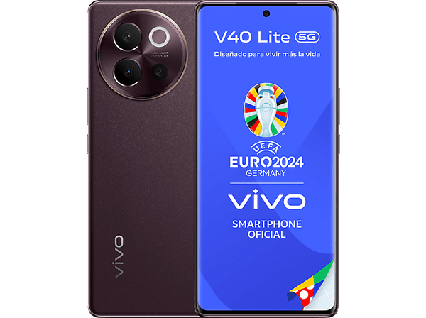 Móvil - Vivo V40 Lite, Classy Brown, 256 GB, 8 GB RAM, 6.78 " AMOLED, Qualcomm Snapdragon® 6Gen 1, 5500 mAh , Android