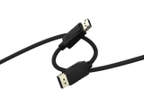 Cable adaptador - ISY IDP-1030, Compatibilidad Universal, 21.6 Gbit/s, 3m, 1080@240H, Negro
