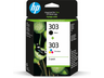 Cartucho de tinta - HP 303, Negro + tricolor, HP Planet Partners