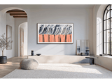 TV QLED 43 - Samsung The Frame TQ43LS03HEUXXC, QLED 4K, NQ4 AI Gen2 Processor, Smart TV, Tecnología Sin Reflejos, Full AI, Negro